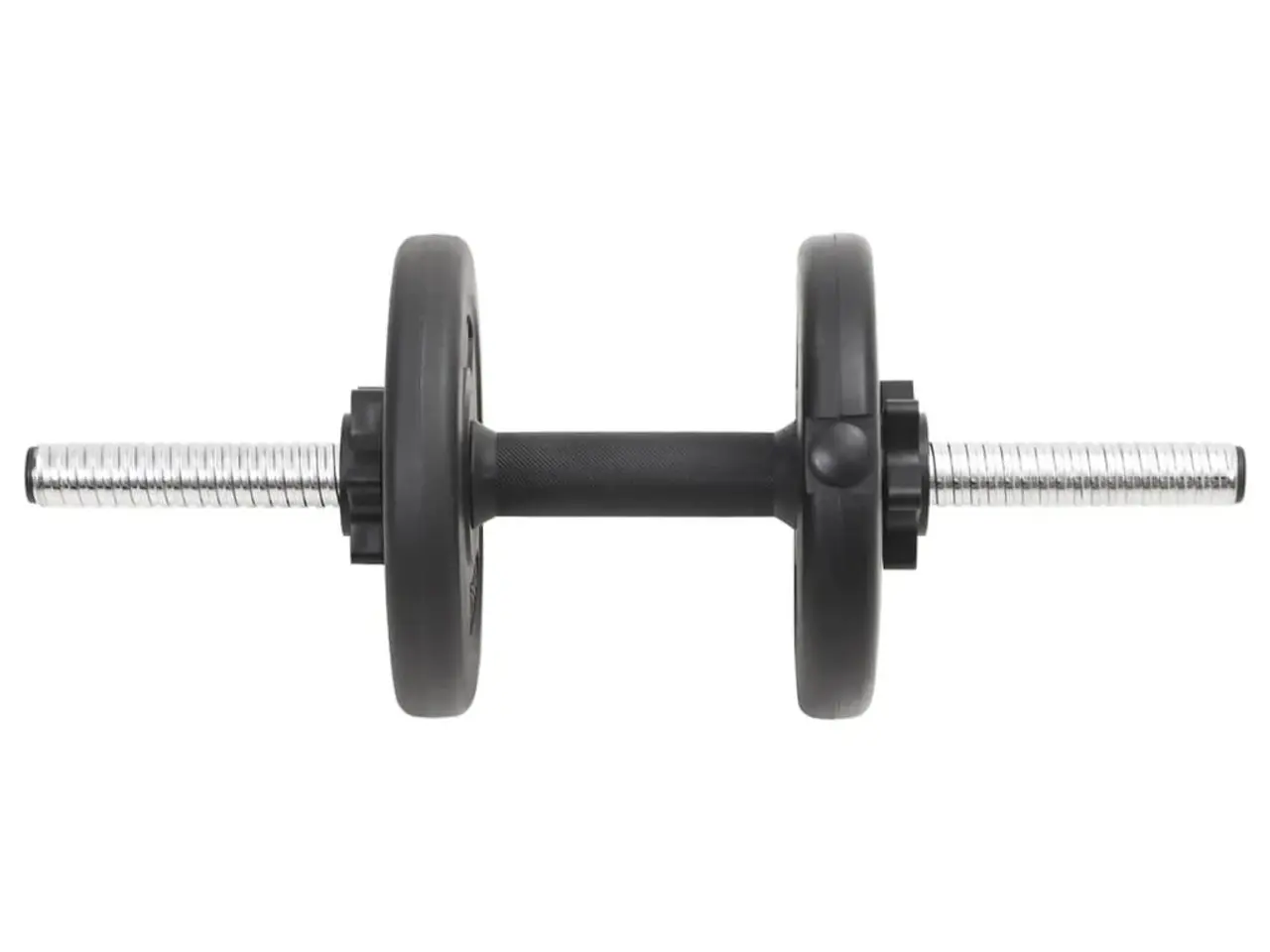 Billede 9 - Vægtstangssæt med håndvægte 30 kg - lige og curl stang