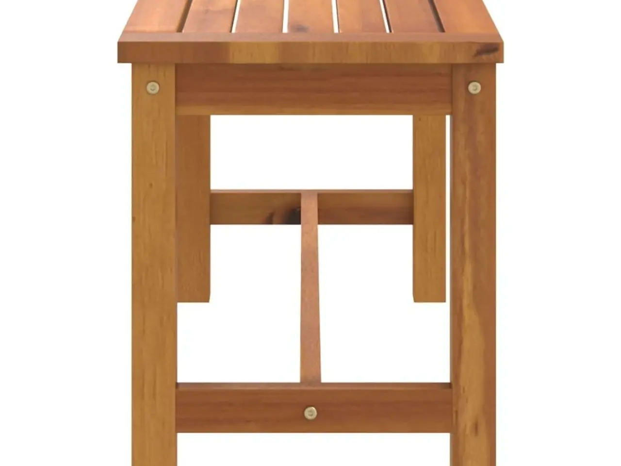 Billede 4 - Havebænk i massivt akacietræ - 80 × 35 × 45 cm