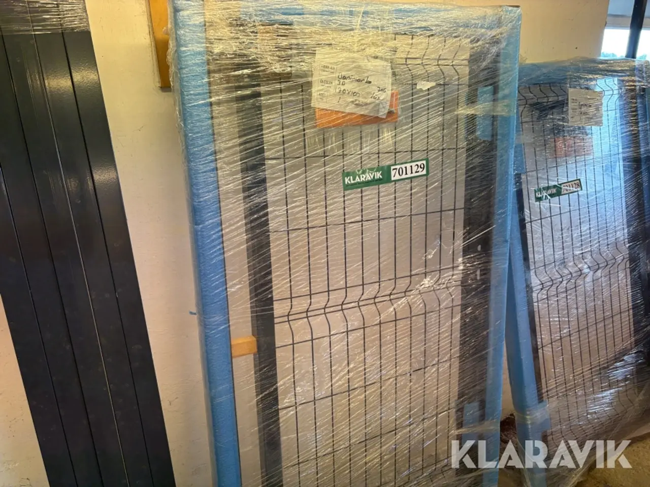 Billede 1 - Låge inklusiv beslag og håndtag - 200x100 cm - sort