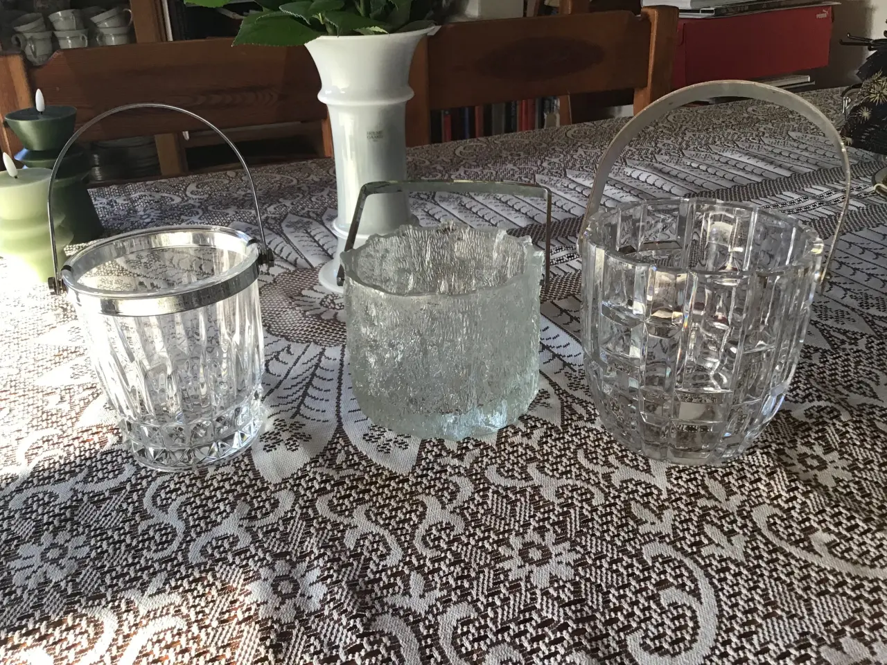 Billede 1 - 3 stk. glas isspand.