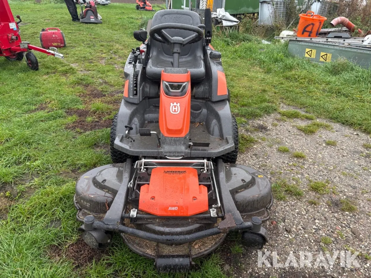 Billede 2 - Græsslåmaskine / frontklipper Husqvarna R420Ts XAWD