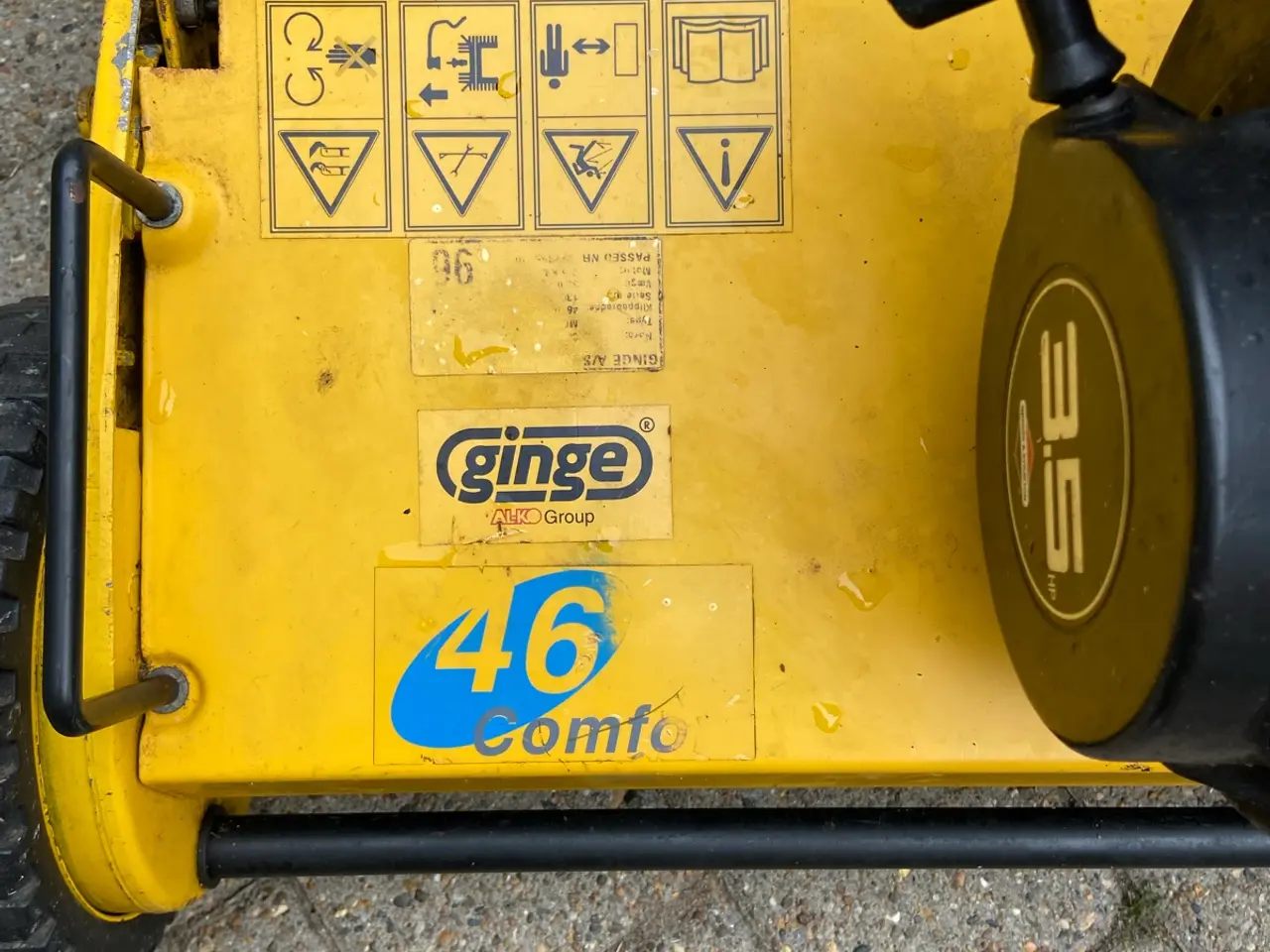 Billede 4 - Ginge 46 Comfo plæneklipper med benzinmotor