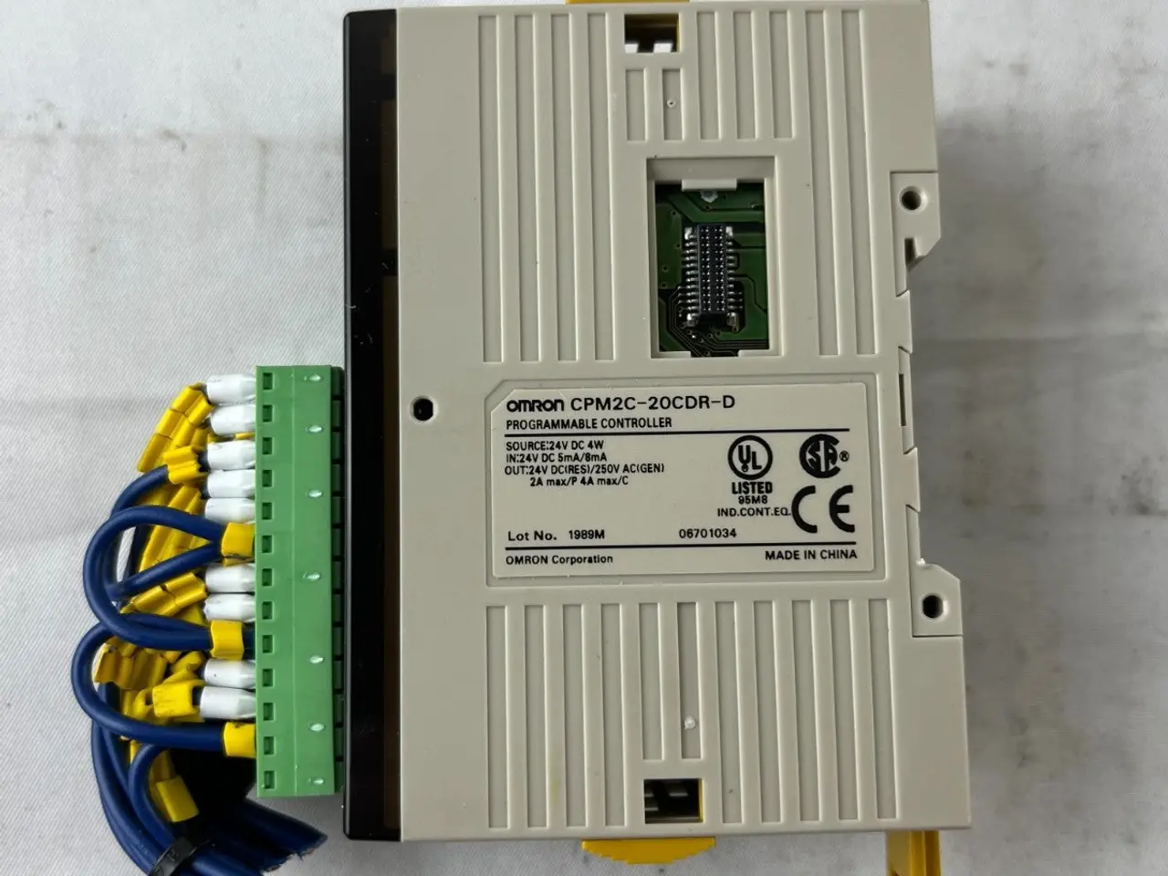 Billede 5 - Omron CPM2C-20CDR-D PLC-styring CPU 12x DC Inputs
