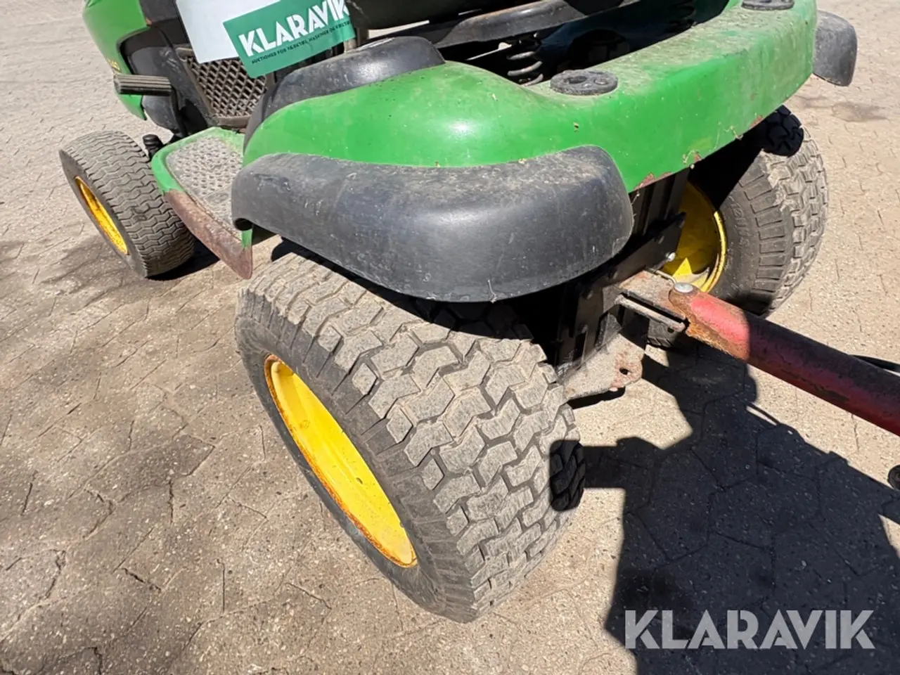 Billede 11 - Havetraktor John Deere X140 med vogn