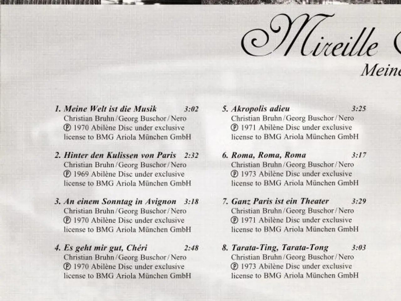 Billede 5 - Mireille Mathieu – Meine Welt Ist Die Musik – CD