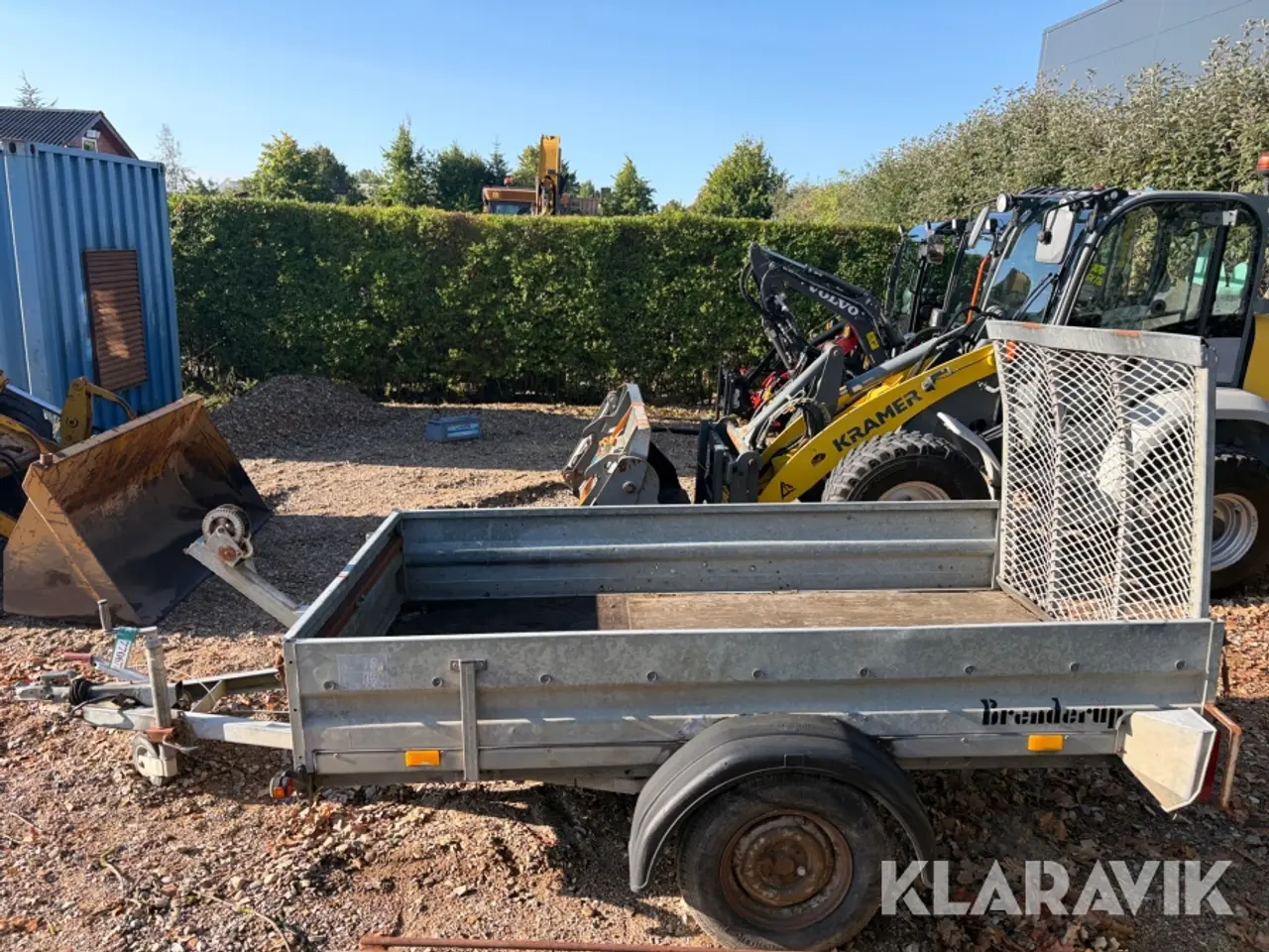 Billede 2 - Trailer Brenderup 750 med spil og tip.