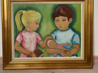 Maleri med børn