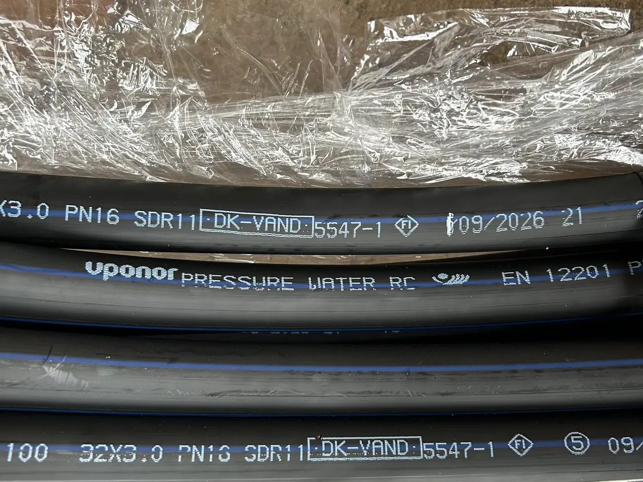 Billede 2 - 32 mm Pel/ Pem slange 25 meter.
