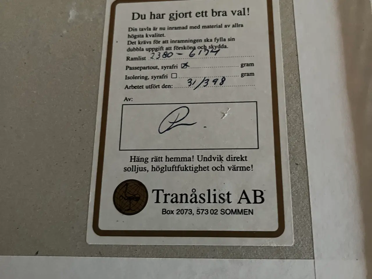 Billede 5 - Krøjer malerie indrammet