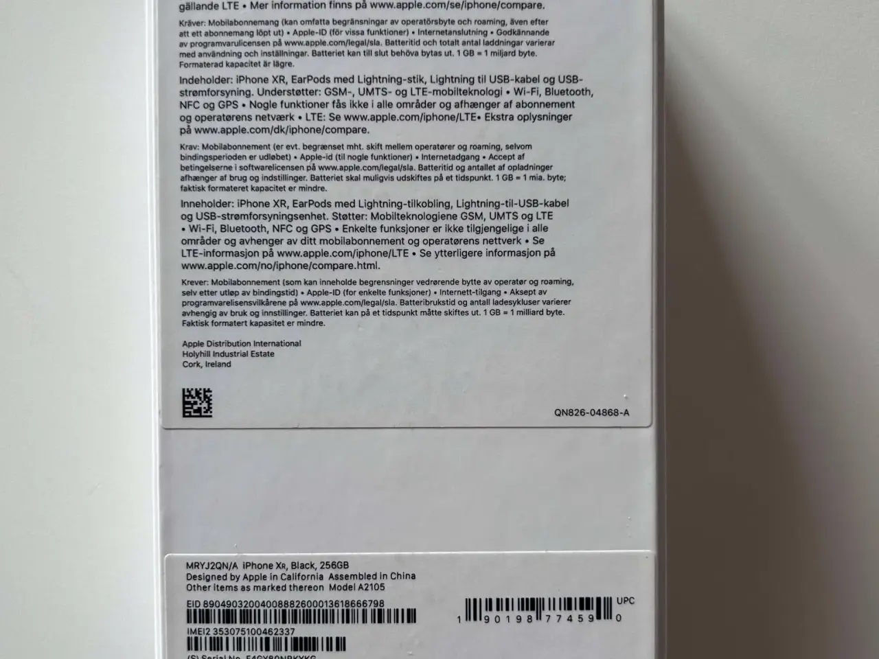 Billede 8 - Apple iPhone XR - 256 GB, sort