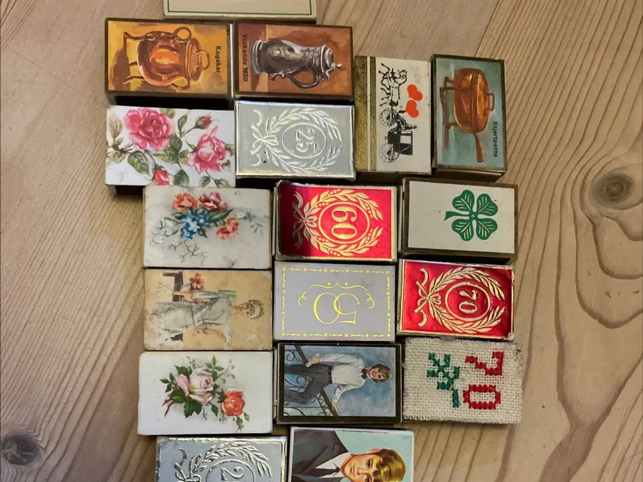 Billede 1 - Tændstikæsker fra fester i 60’erne