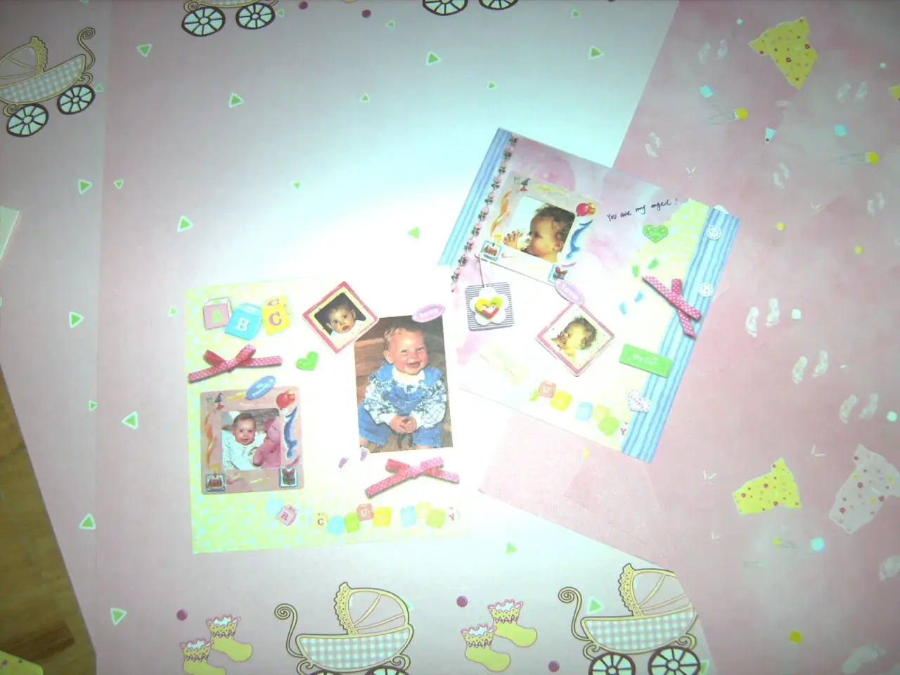 Billede 5 - SCRAPBOOKING: baby-pige album