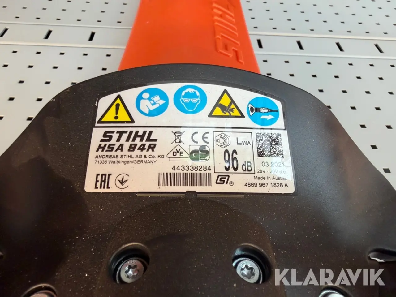 Billede 11 - Hækkeklipper Stihl HSA 94R