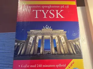 Tysk Intensivt Sprogkursus UÅBNET i cellofan 