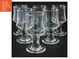 6 Hamlet Holmegaard glas (str. 6 stk Ø 6 cm længde 11,5 cm)