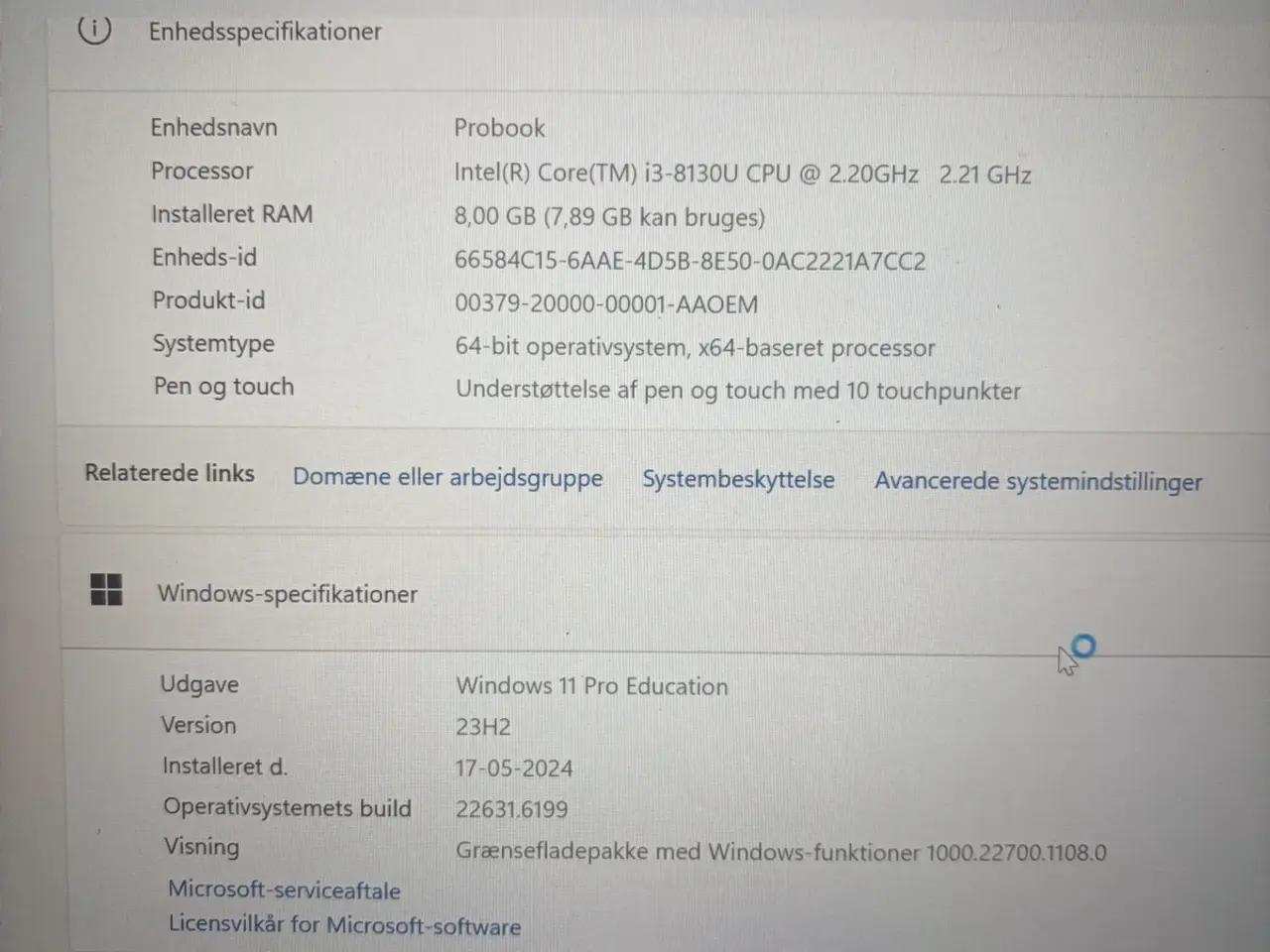Billede 7 - HP bærbar computer, 256 GB, 8 GB RAM 