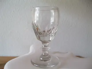 Tøndeglas Baril med facetslibninger 1800