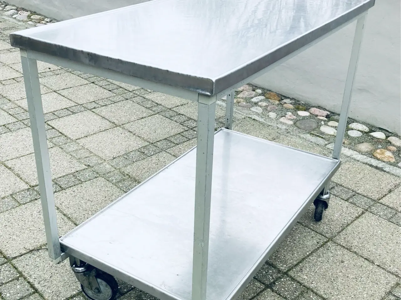 Billede 1 - Robust rustfrit rullebord / anretterbord – Flot st