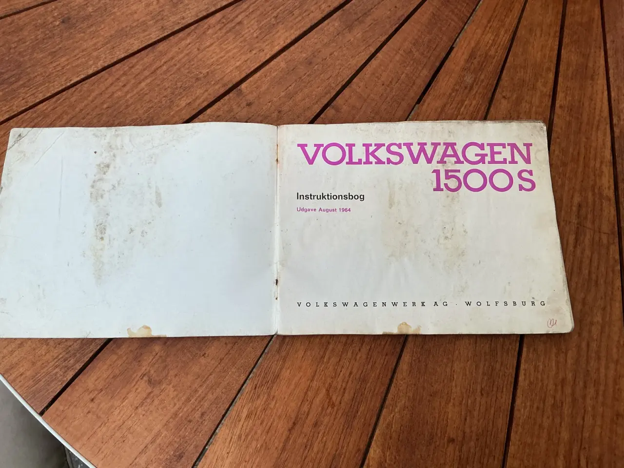 Billede 2 - Vw 1500 instruktionsbog 1964 