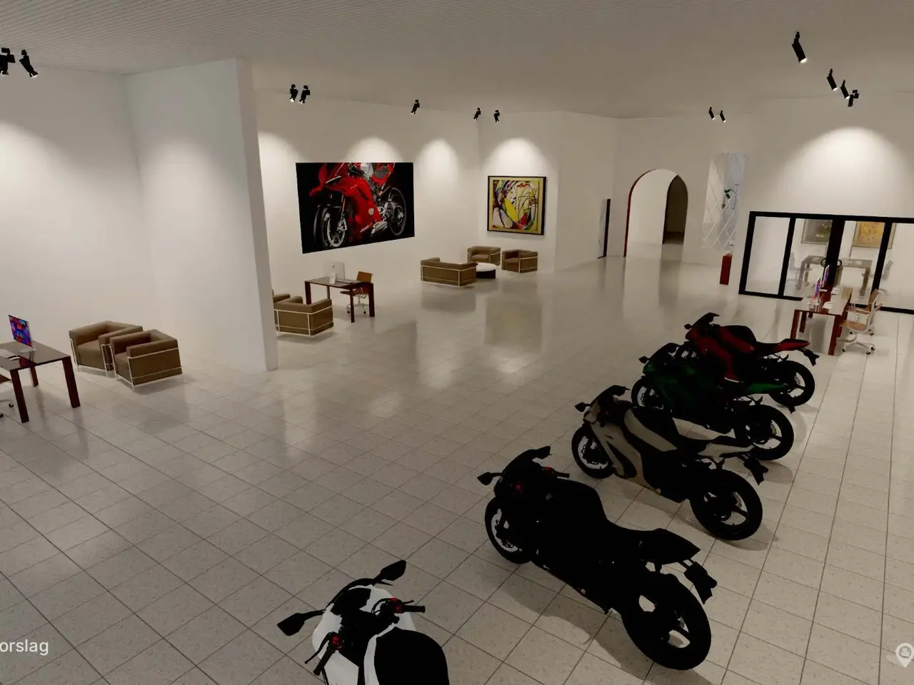 Billede 1 - Showroom/detail på trafikeret Roskildevej