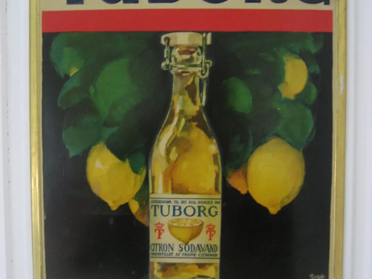 Billede 1 - TUBORG gamle papskilte