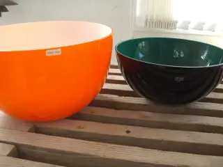 Holmegaard skål sort / grøn