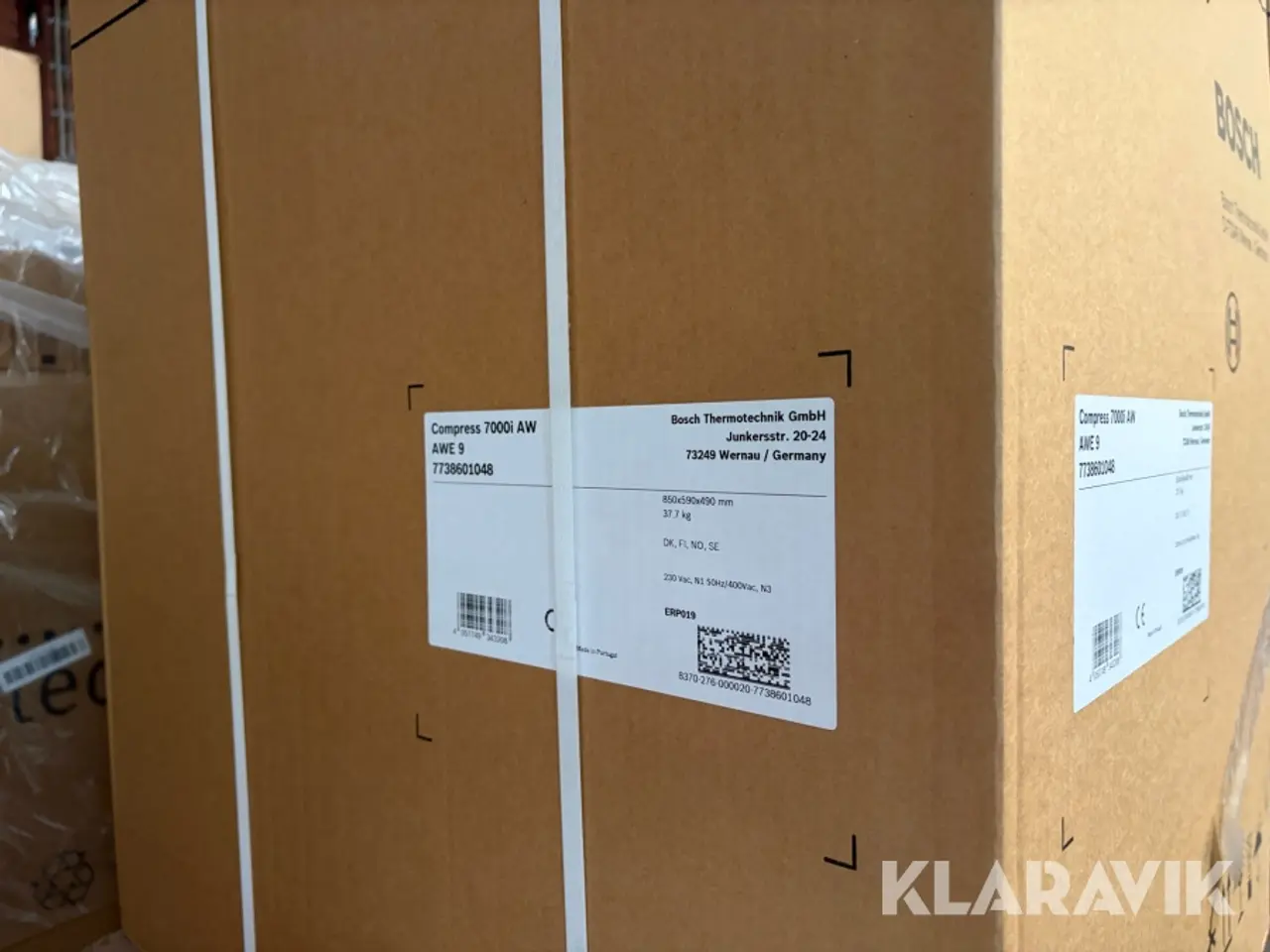 Billede 4 - Varmepumpe Bosch Compress 7000i AW AWE9 inderdel