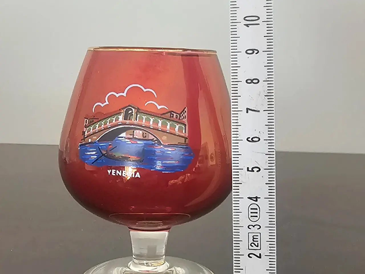 Billede 2 - Italiensk vintage cognac glas