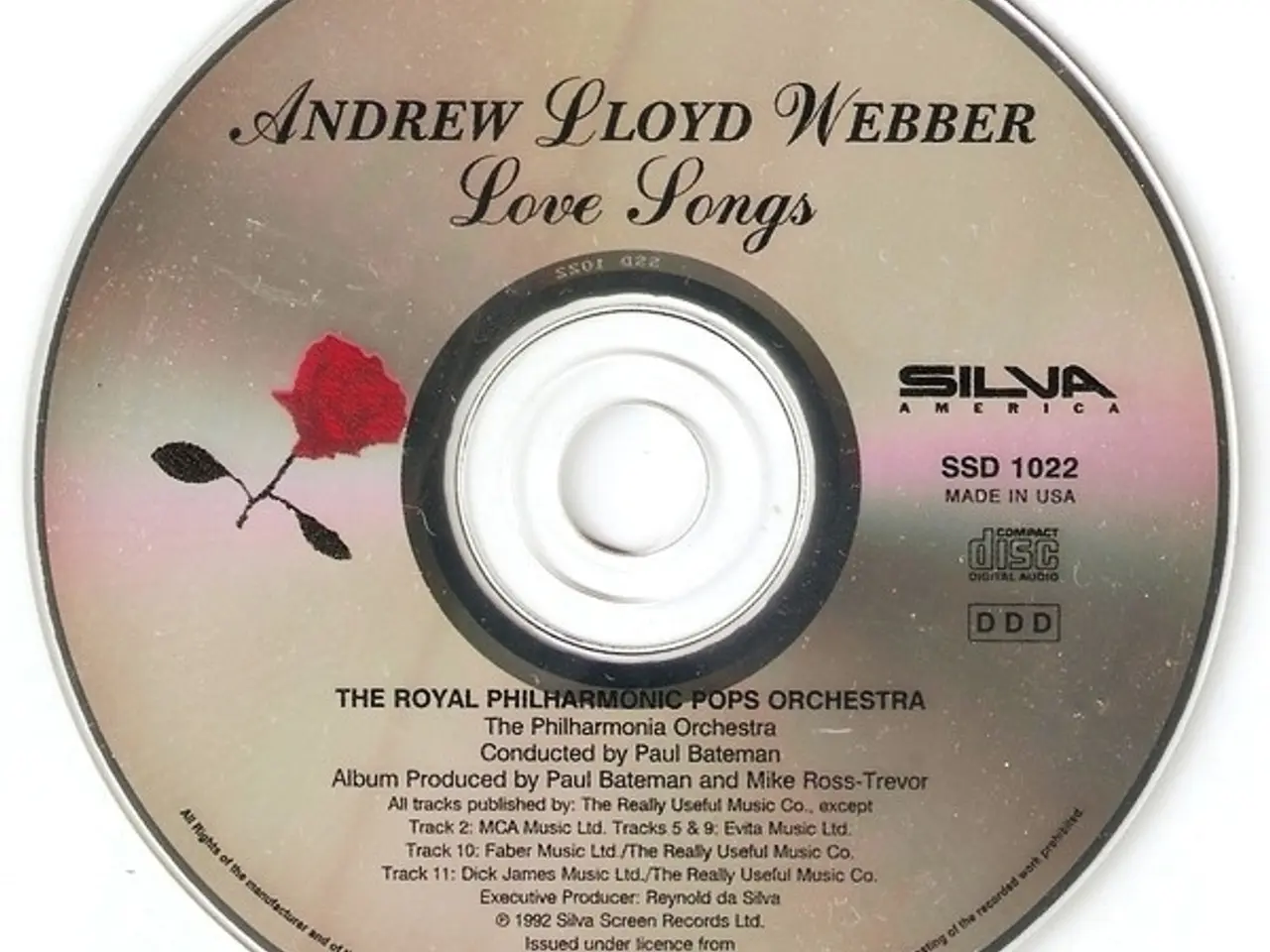 Billede 3 - Andrew Lloyd Webber – Love Songs – CD