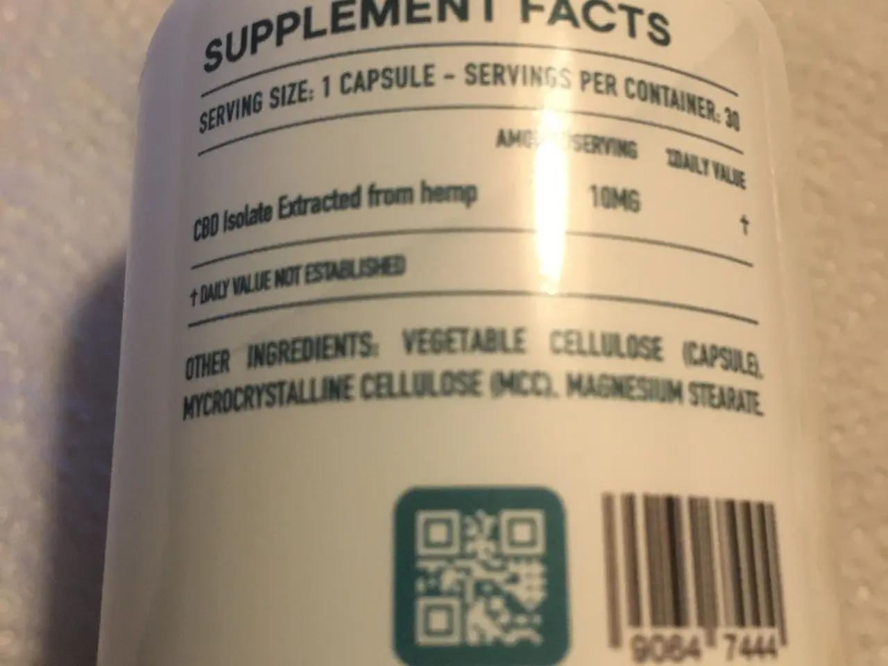 Billede 2 - Calm X CBD kapsler 10 mg 30 stk. Uåbnet