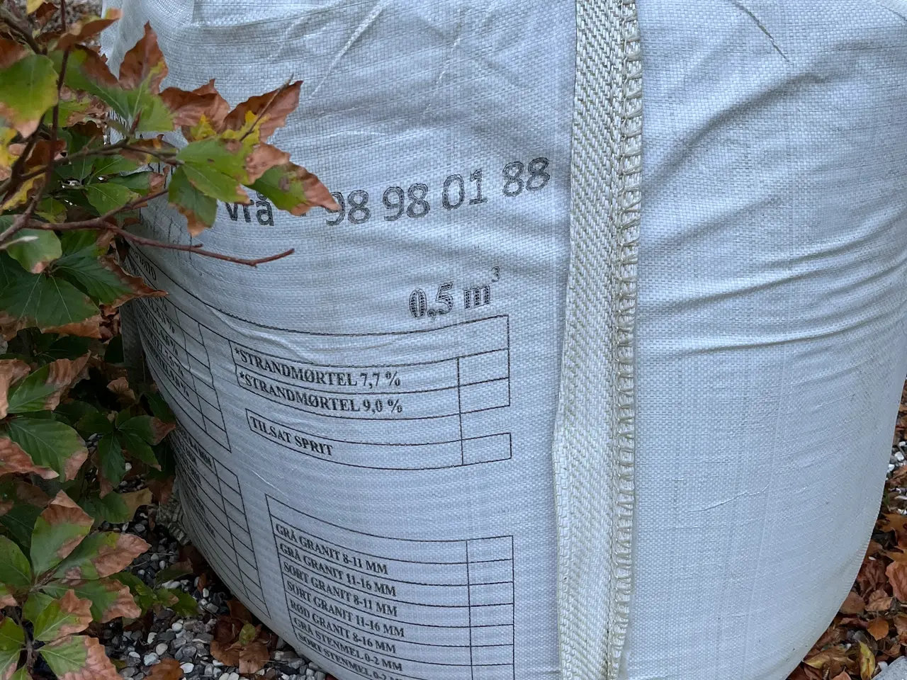 Billede 1 - Sort stenmel i Big bag, 0,5 m3