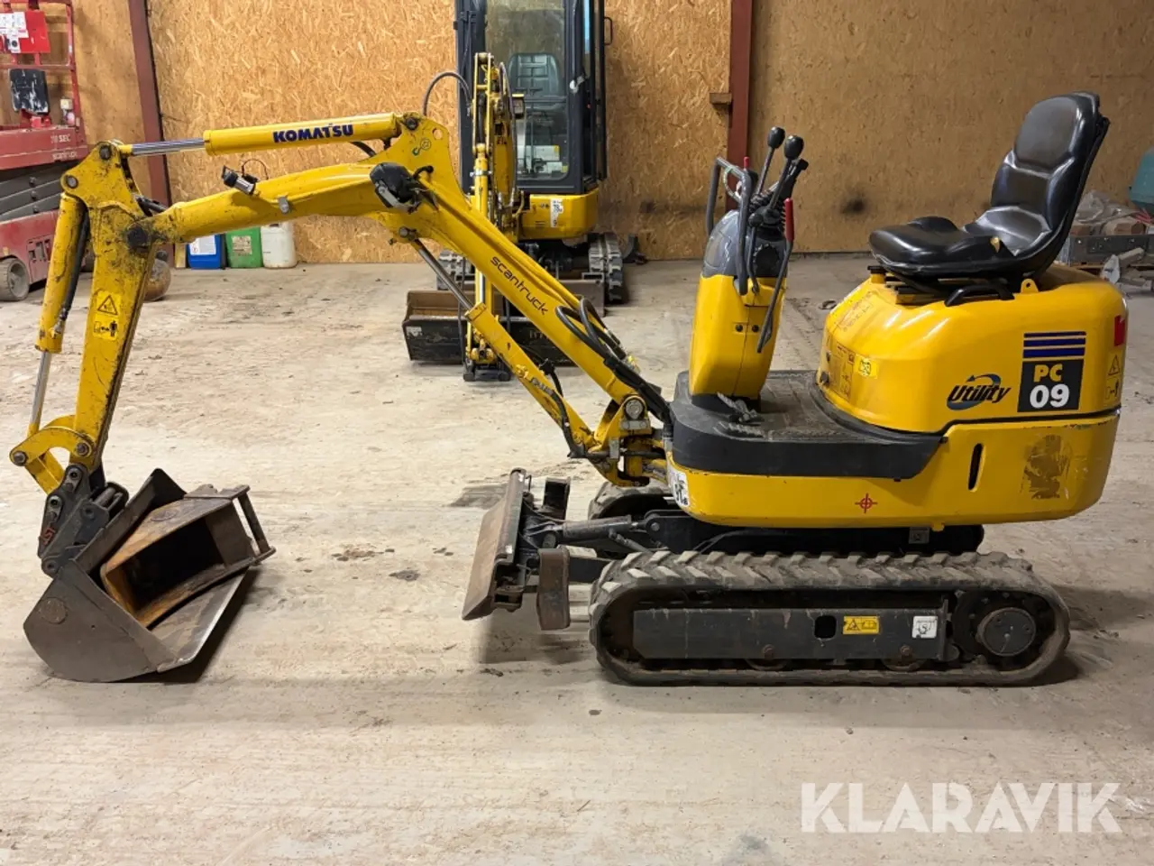 Billede 2 - MiniGravemaskine Komatsu Pc09
