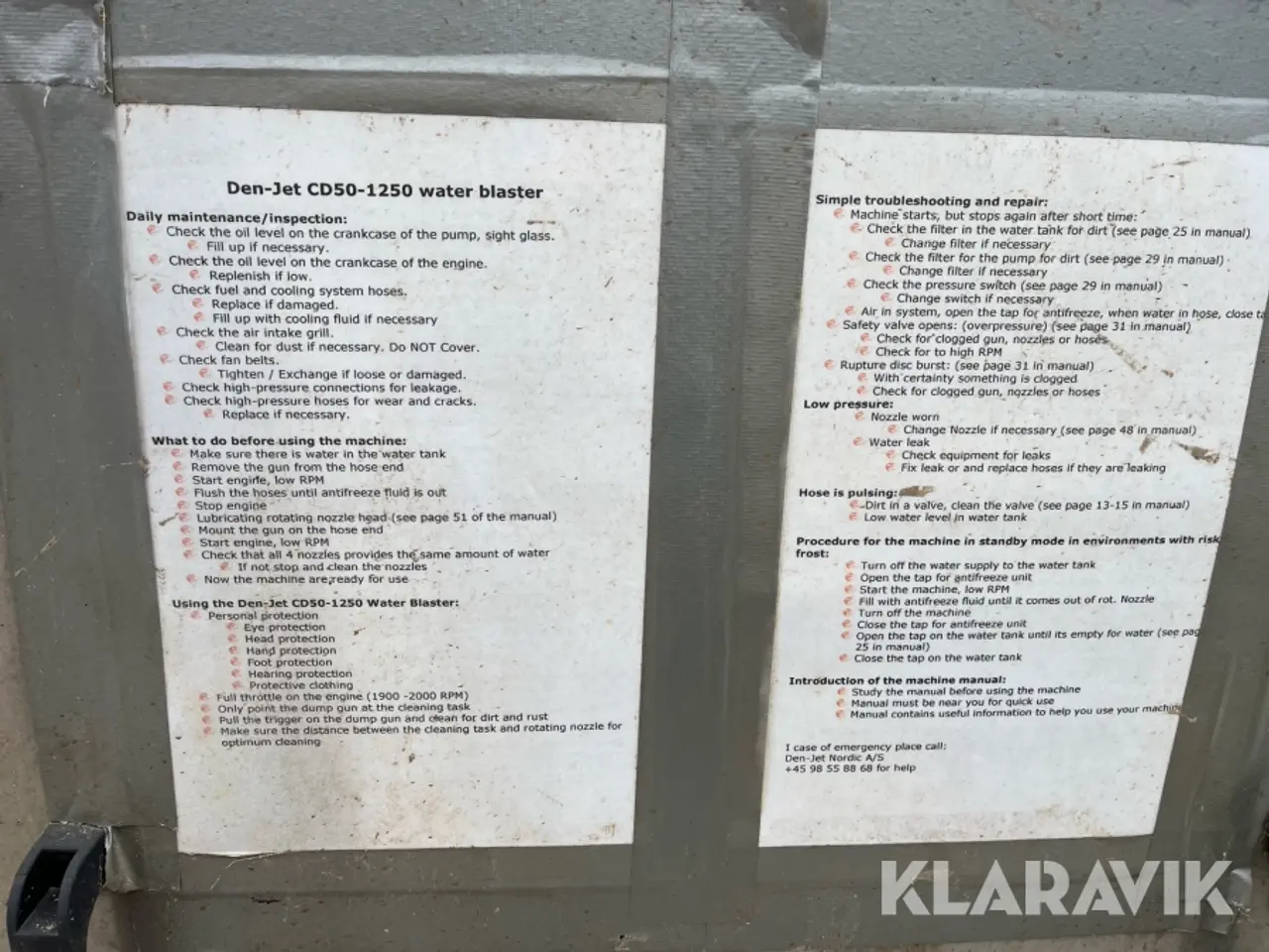 Billede 5 - Højtryksrenser Den-Jet CD50-1250