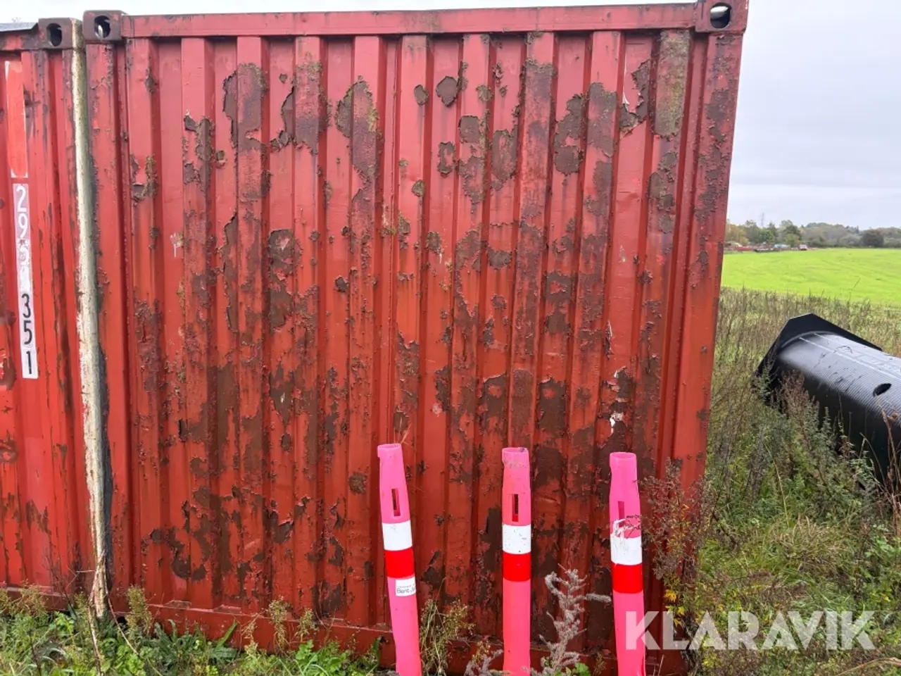 Billede 4 - 20 fods container - med kloak materialer