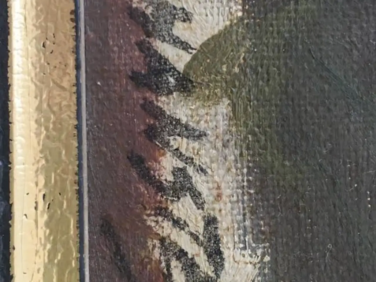 Billede 2 - Oliemaleri af K. Hansted – 39×30 cm  