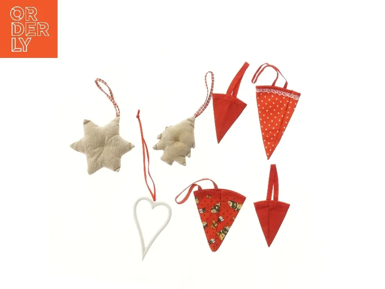 Billede 2 - Mix af juleophæng (str. ca 9-13 cm)