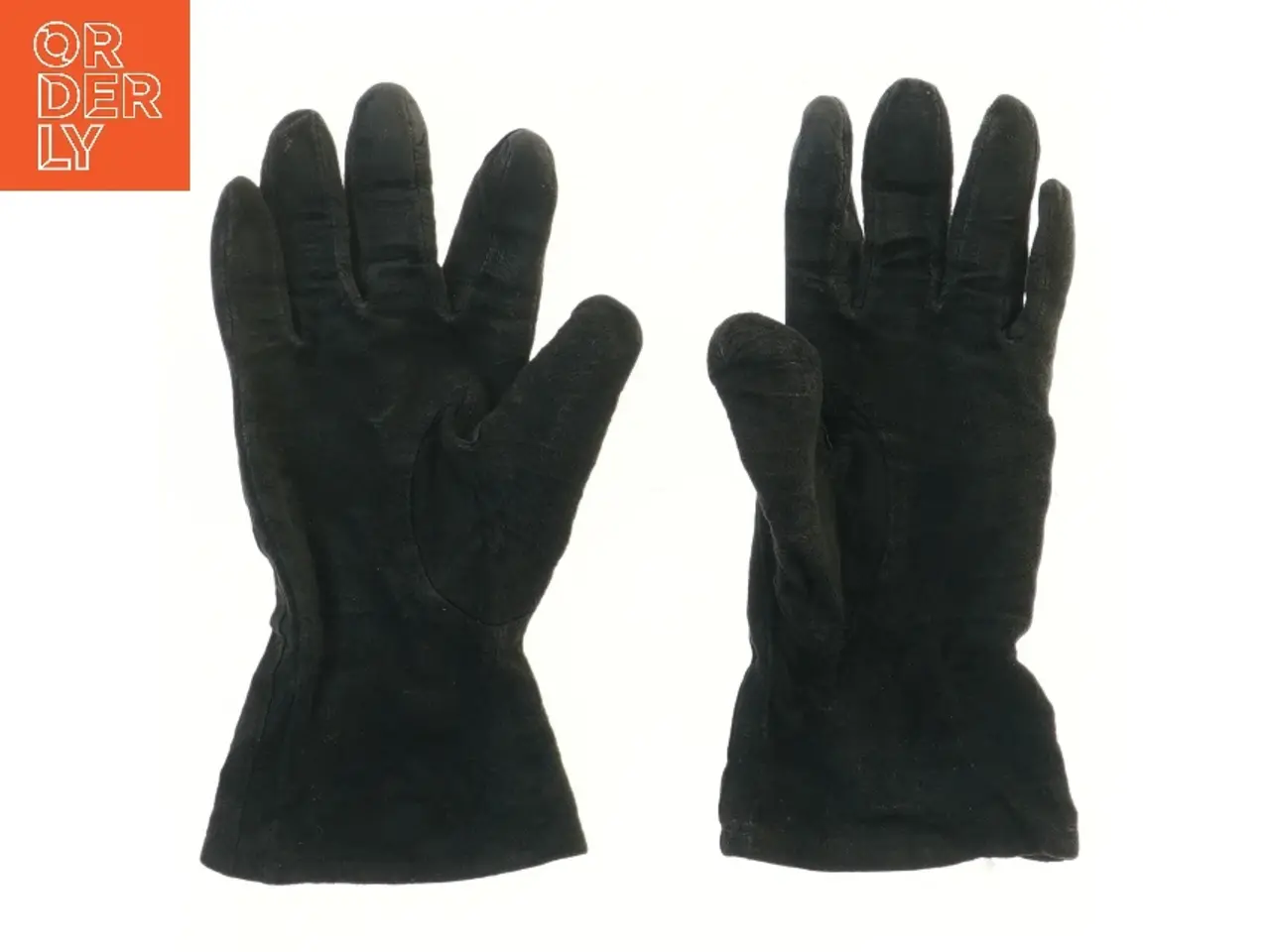 Billede 2 - Sorte ruskindshandsker (str. 25 cm)