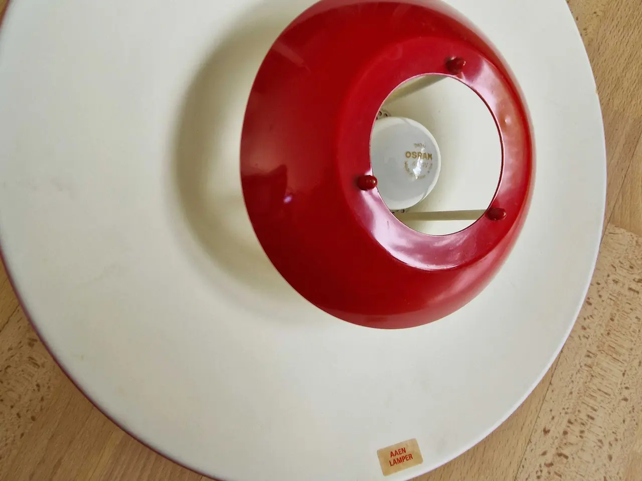 Billede 3 - Dansk Design retro lampe med patina, Aaen Lamper