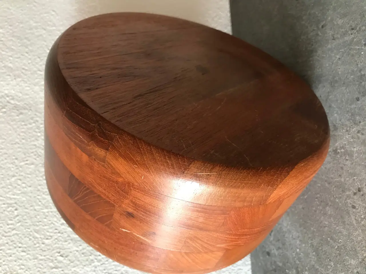 Billede 7 - Stor retro teak skål