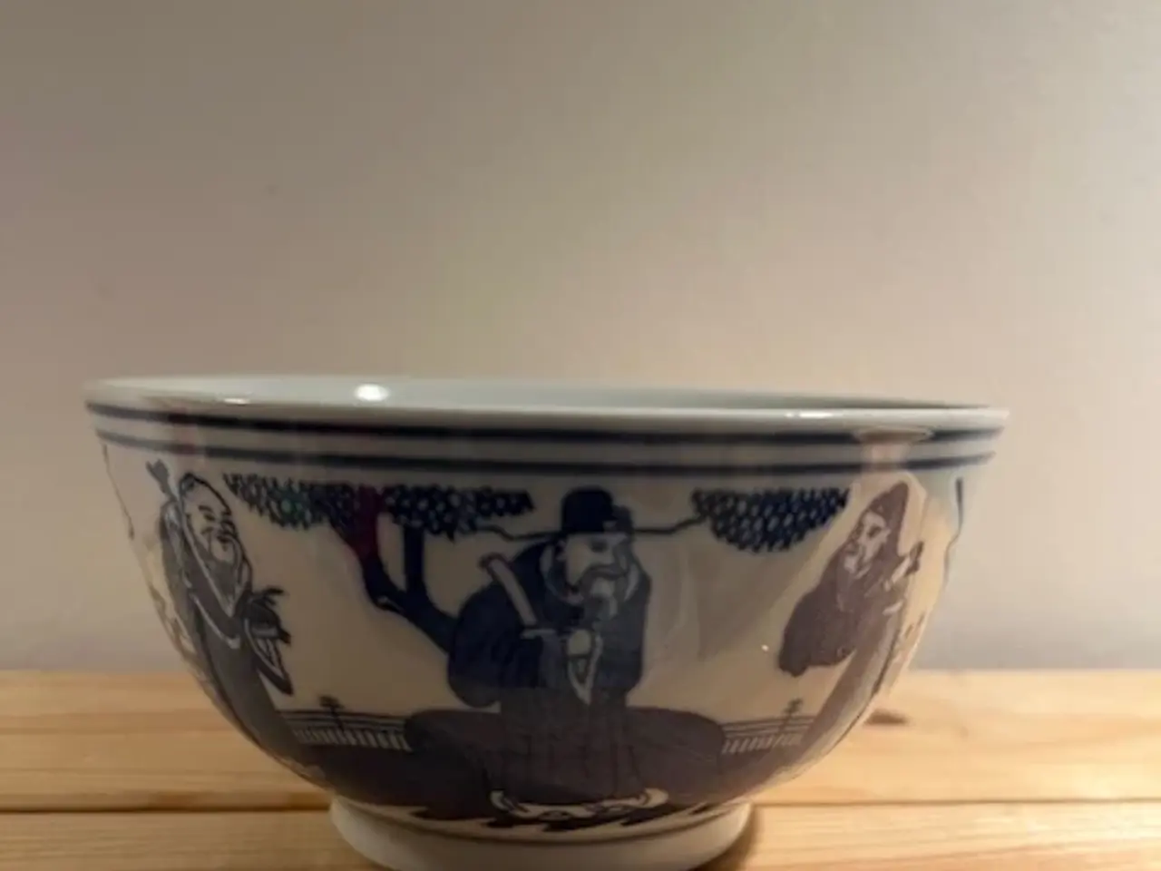 Billede 6 - Sæt med 5 smukke kinesiske porcelænsskåle–Blå&hvid