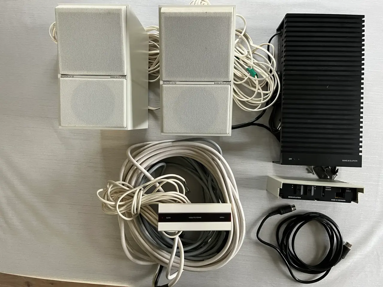 Billede 1 - Beovox cx50 hvide højtalere + linksystem