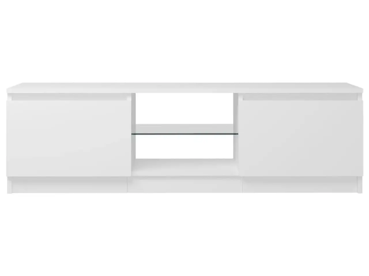 Billede 9 - Tv-skab med LED-lys 120x30x36 cm hvid