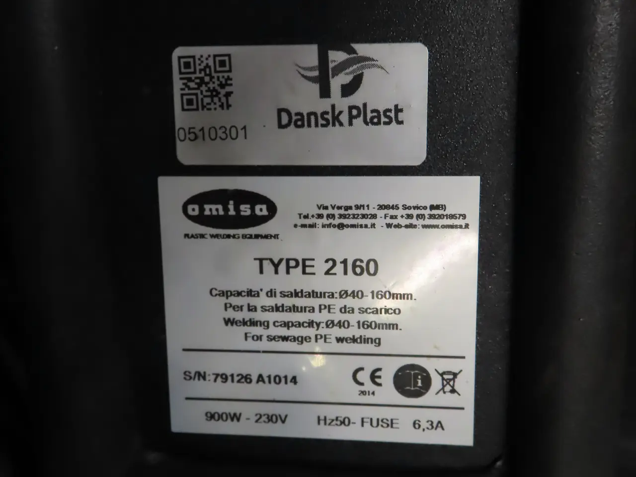 Billede 3 - Svejsemaskine OMISA 2160