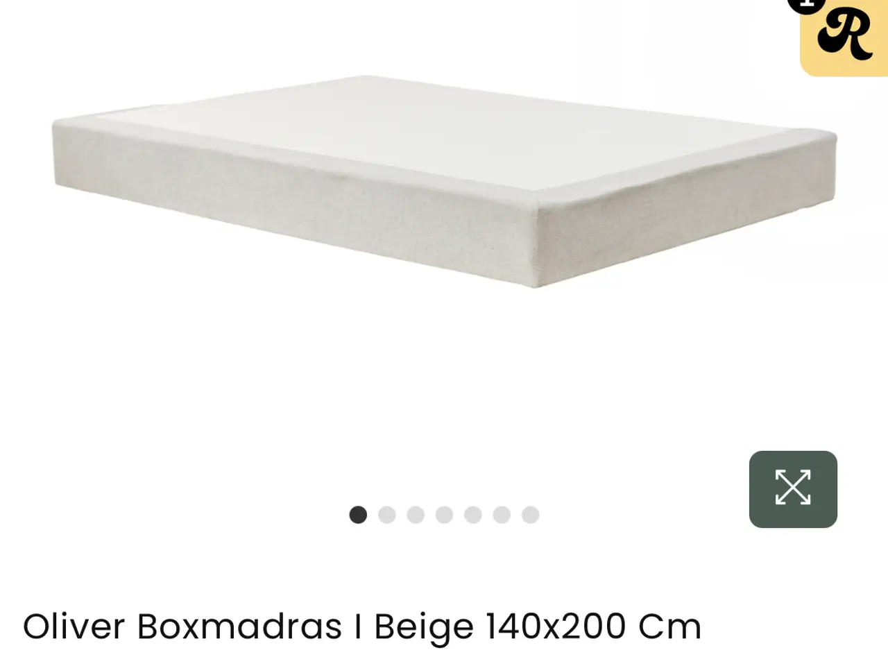 Billede 2 - Boxmadras med ben, rullemadras - helt ny i kasse 