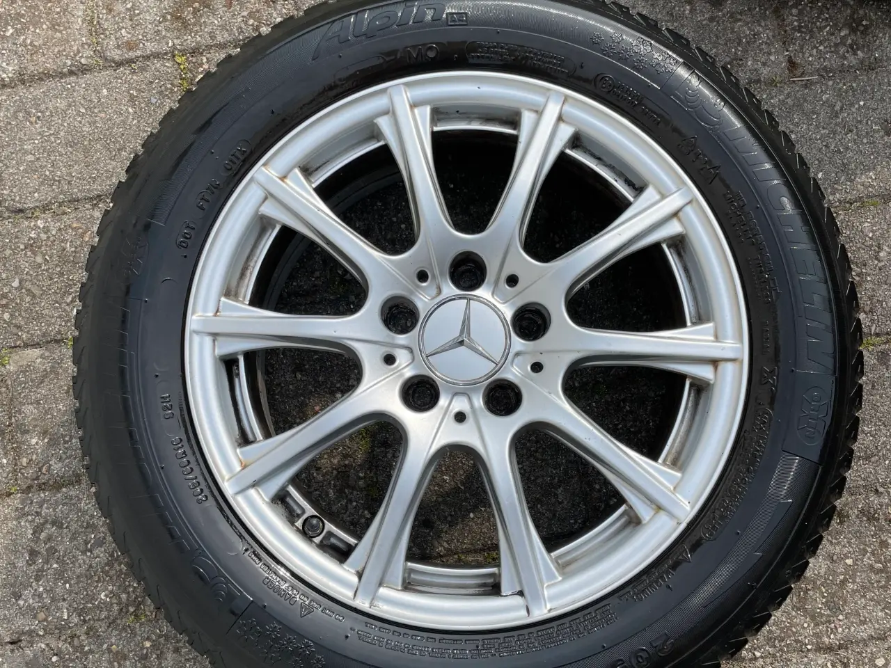 Billede 1 - Originale 16” alufælge fra Mercedes