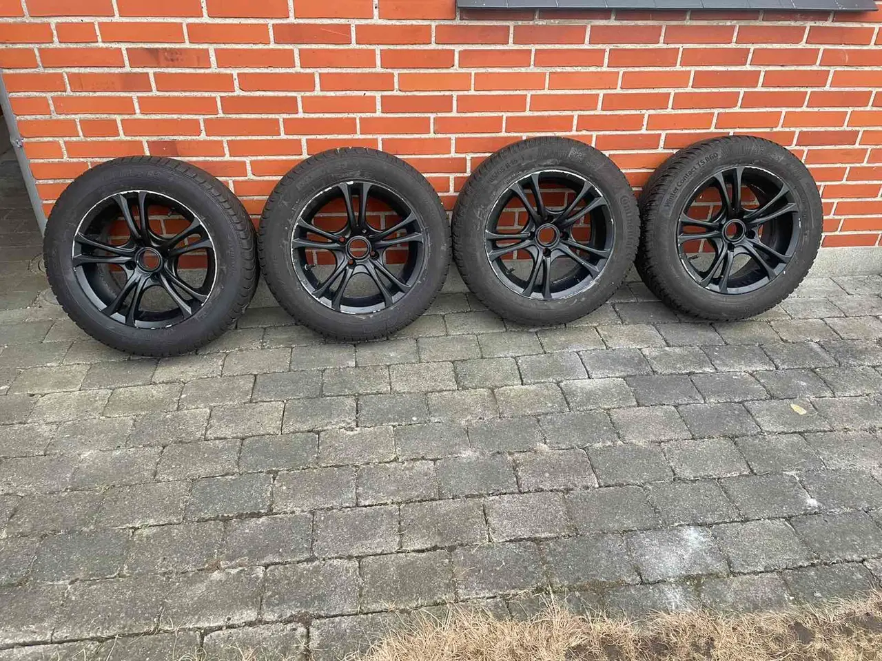 Billede 1 - 15 aluhjul med gode vinterdæk