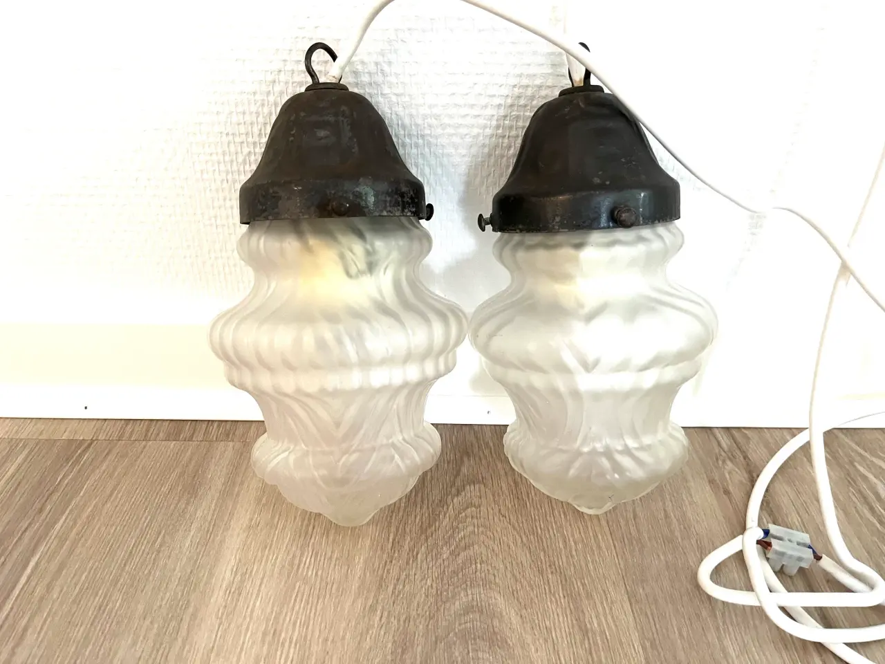 Billede 1 - Fin antik lampe 