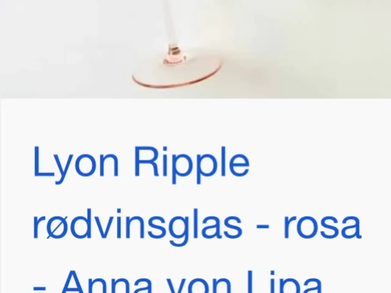 Billede 4 - 4 stk. Anna Von Lipa rødvinsglas sælges.
