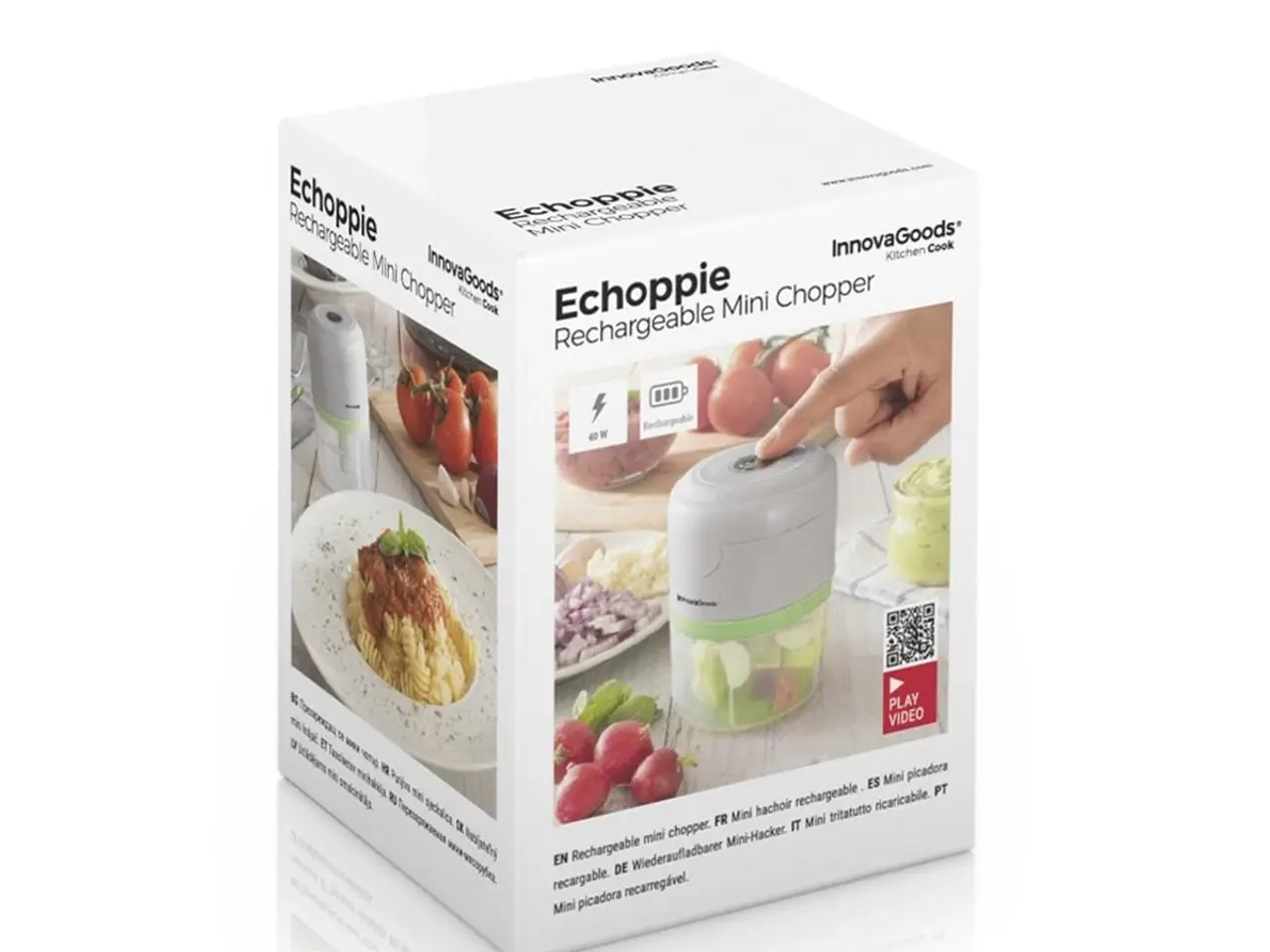 Billede 2 - Echoppie genopladelig bærbar minihakker 250 ml