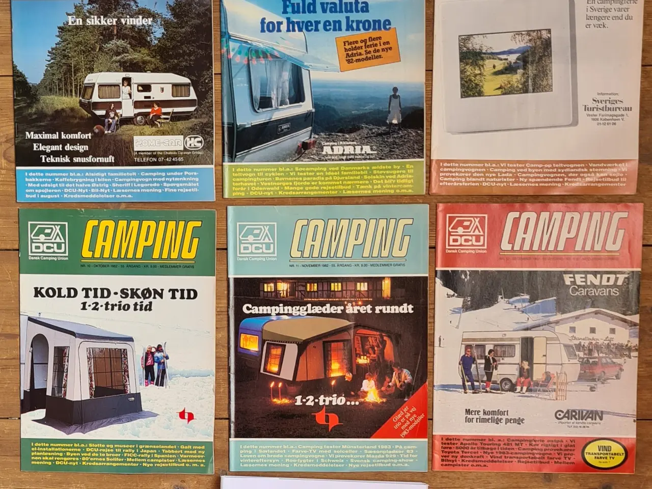 Billede 2 - Camping Fritid magasiner årgang 1982 sæt med 12 bl